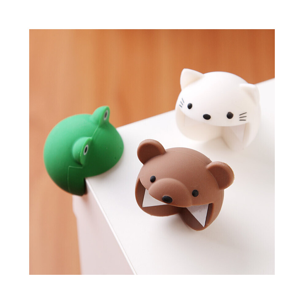Nydia 6 Pieces Of Animal Shaped Silicone Baby Safety Table Corner Protector Thickened Spherical Children's Cartoon Anti-Collision Angle