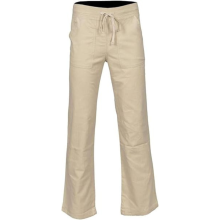 (XL, Stone) Women's Cotton Trousers | Summer Casual Pants