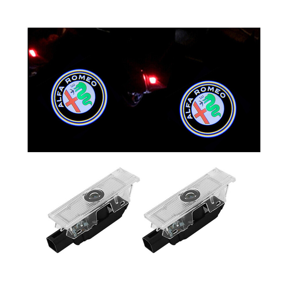2 Pieces Are Applicable To Alfa Romeo Welcome Lamp Stelvio Mito Giulietta Projector Lamp 7751377883996