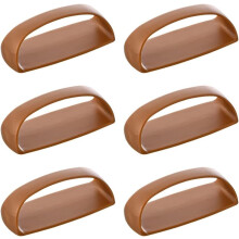 6 Pack Self-Stick Instant Cabinet Handle Pulls Drawer Pull Helper with Adhesive Sliding Door Handle Stick On Handle for Glass Windows Wardrobes Peel a