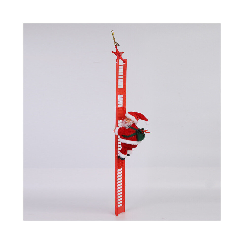 Electric Santa Claus Ladder, Santa Claus Ladder with Music Christmas Tree Pendant Christmas Gift-image-OPC-PFFG6VR-NEW