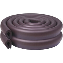 Baby Corner and Edge Protector, 2M * 2 Set Safety Foam Protector Baby Shockproof Foam Roll on Furniture Corners, Table EdgesBrown