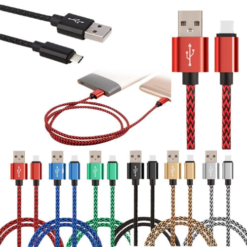 6 pcs 2m tresse Lightning cables charging data cable for Samsung XIAOMI HUAWEI