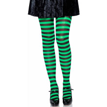 Kvinnor Flerf?rgade randiga strumpbyxor Strumpor Jul Halloween Cosplay Strumpbyxor