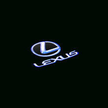 2 stuks Lexus LS RX ES IS LX Deurprojectie Sfeerlamp (Wit label zonder cirkel)