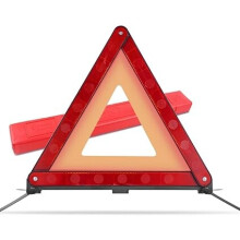 2 PCS Car Warning Triangles, Safe Parking Sign Triangle Reflective Warning Plate Auto Safety Kit mit für Motor Vehicle Red Safety Triangle