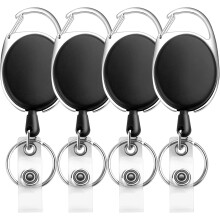 4 pièces ovale extérieur couleur unie couleur unie boucle facile à tirer boucle rétractable facile à tirer boucle certificat