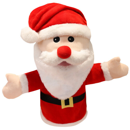 Mond open Kerstman pop pluche pop ouder-kind pop kerstcadeau