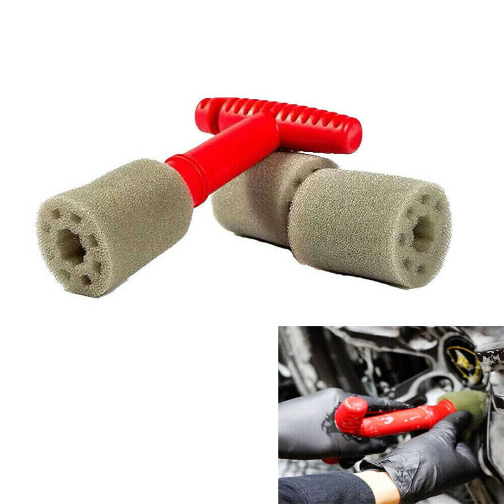 Car Wheel Brush Kit Auto Lug Nut Wheel Screw Clean Detailing Brush Cleaning Tool 7334477015292