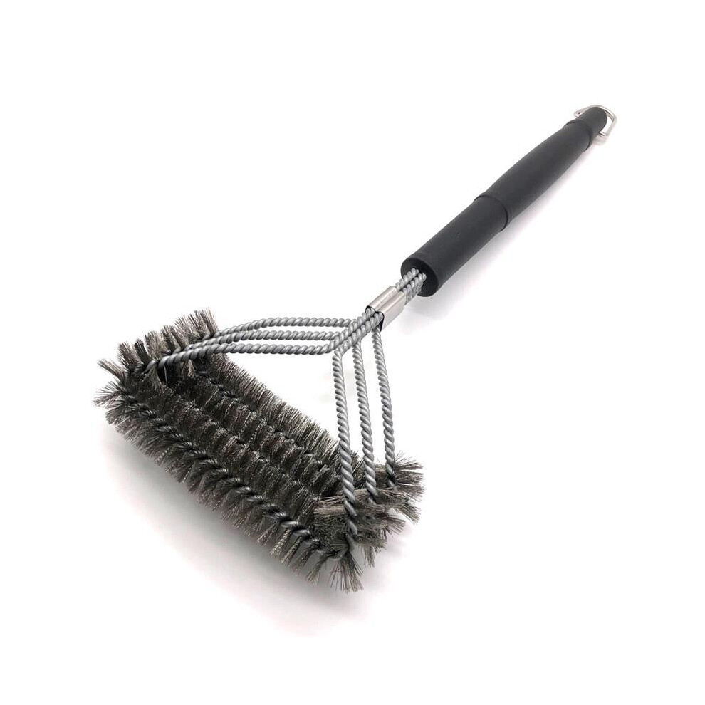 Barbecue Brush - BBQ Grill Cleaning - Barbecues Accessory - Electric, Gas, Charcoal - Stainless Steel