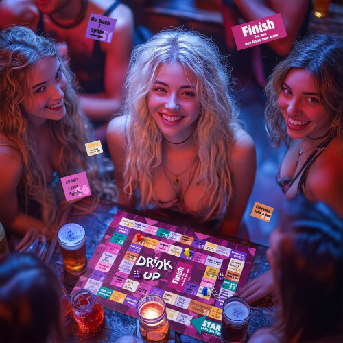 Drinking Board Game Game Board Game Party Bar Monopoly Drinking Board