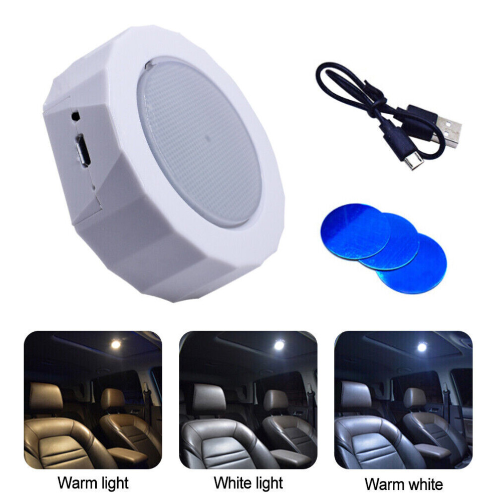 Dimmable Roof Lamp Led Interior Usb Car Reading Dome Ceiling Rechargeable Light 7751377883187