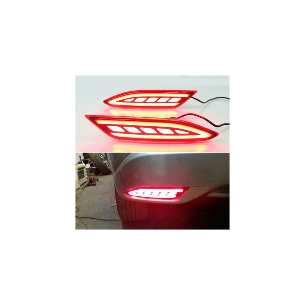Rear Bumper Reflector Tail Signal Led For Honda Hr-V Hrv Vezel 2015-2018 Light 7751377882999