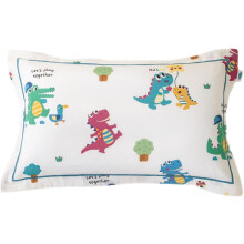 (30*50cm, Dinosaurs) Children's Cushion Cover, Baby Pillowcase 100% Cotton, Toddler Cushion Cover with Cute Pattern,Cushion Cover for Boys Girls (Puppy, 30 x 50 cm)