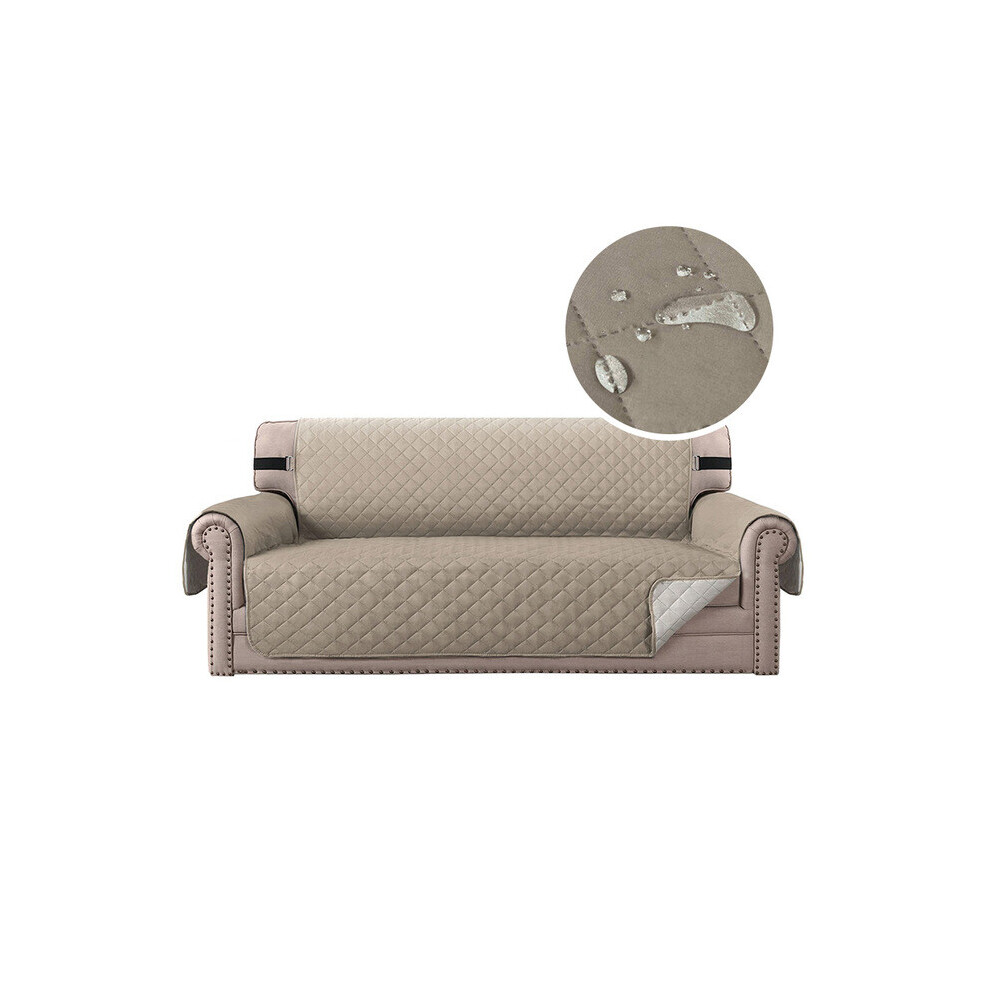 Coussin de canapé kaki universel antidérapant imperméable et résistant aux taches Coussin pour animaux de compagnie (3 places)