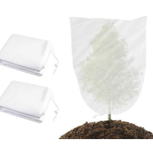 3 stuks plant antivries covers, landbouw bomen, bloemen, koude proof, winter warmte, tuin bescherming, struiken, insectenwerende zakken (wit 6