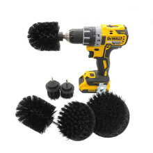 6Pcs Car Wheel Tire Rim Scrub Cleaning Brush Drill Kit Wash washing Tool Cleanerï¼blackï¼