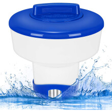 Floating Pool Dispenser, 8 Inch Chlorine Diffuser, Large Adjustable Chemical Chlorine Doser Floating Dispenser for Indoor and Outdoor Swimming Pool Sp