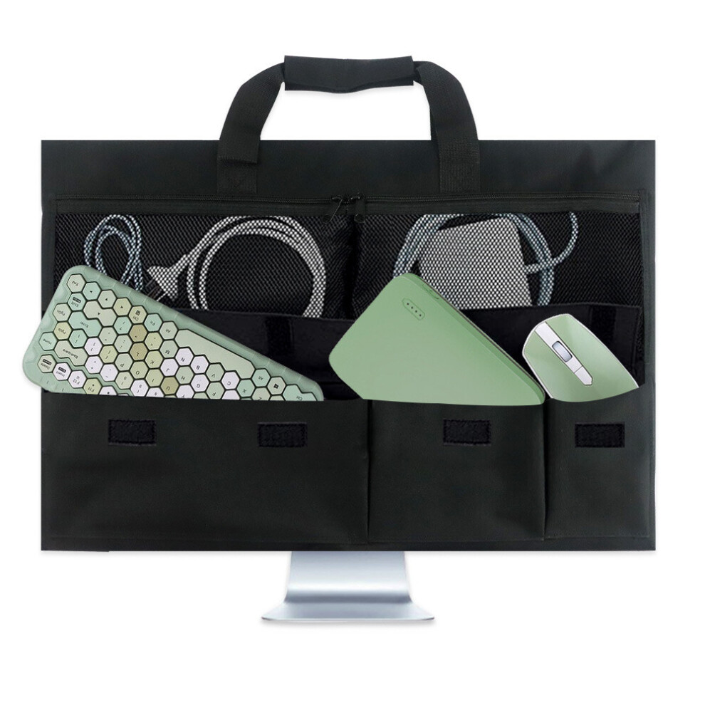 Travel Carrying Case For 24'' Imac Desktop Computer, Protective Storage Bag For Imac Monitor Dust Cover With Carry Handle For 24 Inch Imac Screen And 7334477996201