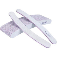 15PCS Professional Nail Files, Curved Nail Files, 100/180 Grit Washable Double Sided Emery Board for Cosmetic Manicure, Hair Salon, Pets, Home