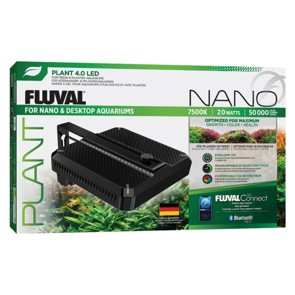 FL Plant 4.0 Nano LED w/BT Mesh 20W Aqurium Fish Tank Lighting Plant Growth