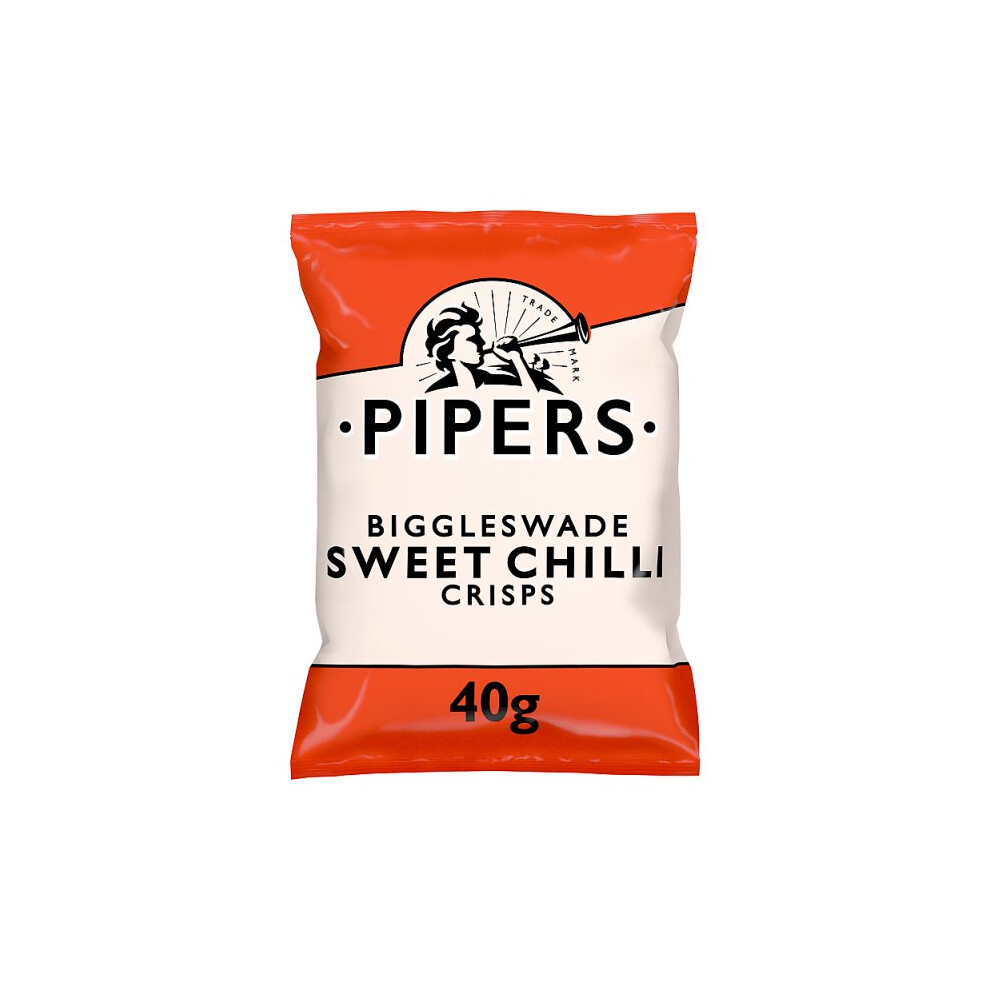 Pipers Biggleswade Sweet Chilli Crisps 40G (Case Of 24)