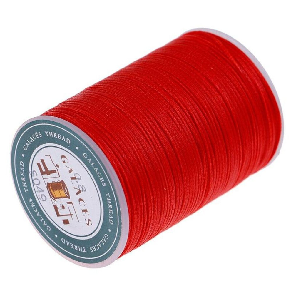 (as the picture, S049) 90 Meters Multicolor Sewing Thread Polyester Cord Waxed Thread Leather 0.8mm For Diy Tool Hand Stitching Thread