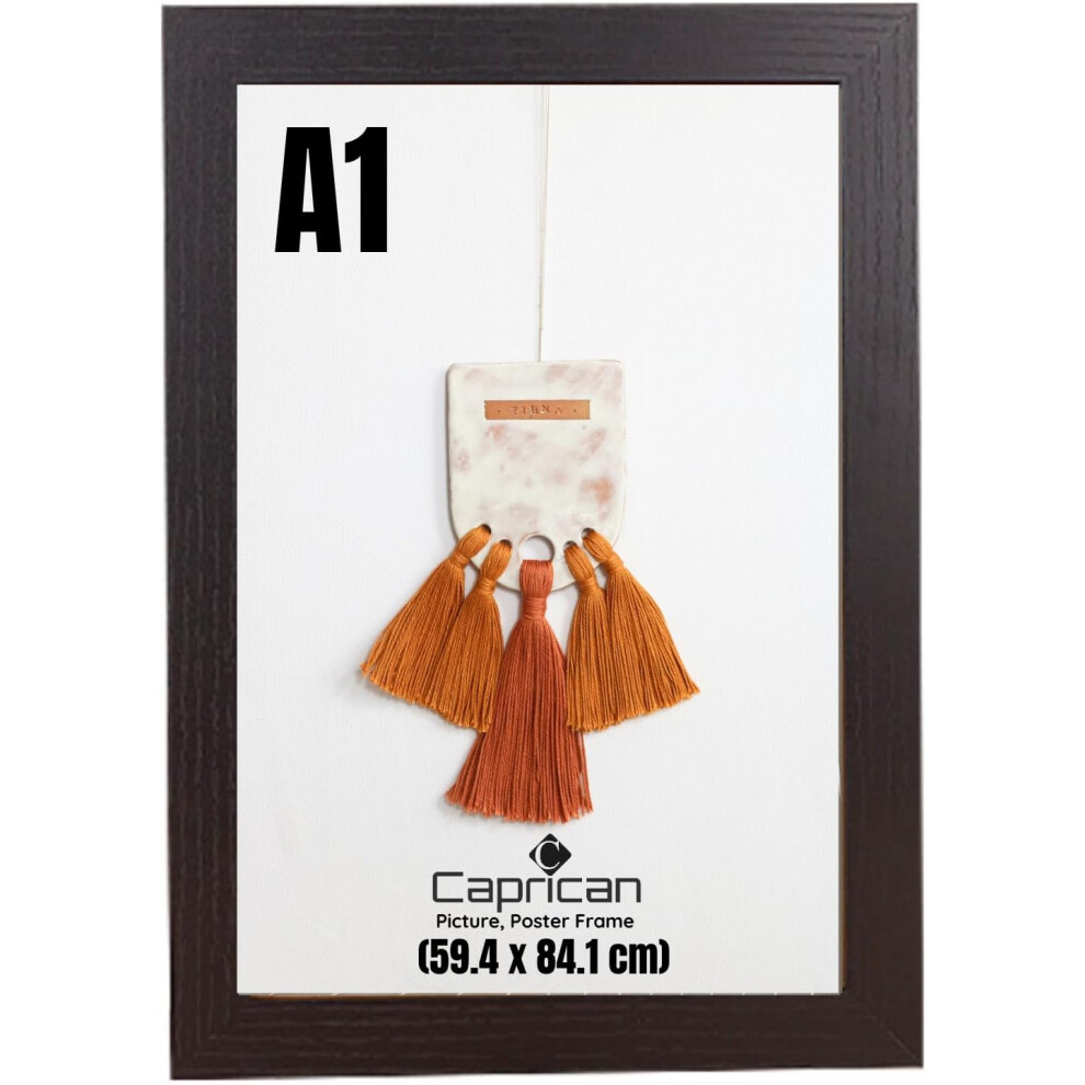 Caprican ( A1 (59.4 X 84.1 Cm)) Multi Size Mdf Wood Wall-Mounted Photo Frames Black