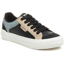 (Black, 5 (Adults')) Rocket Dog Cheery Blocked Sporty Polyurethane Women's Black Combo Trainers