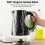 Tower Tower Sonar Black Kettle Toaster Bread Bin Canisters & Microwave Set 10