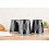 Tower Tower Sonar Black Kettle Toaster Bread Bin Canisters & Microwave Set 15