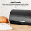 Tower Tower Sonar Black Kettle Toaster Bread Bin Canisters & Microwave Set 5
