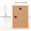 (Oak , 50 x 70 cm) Multi Size MDF Wood Wall-Mounted Photo Frames 6