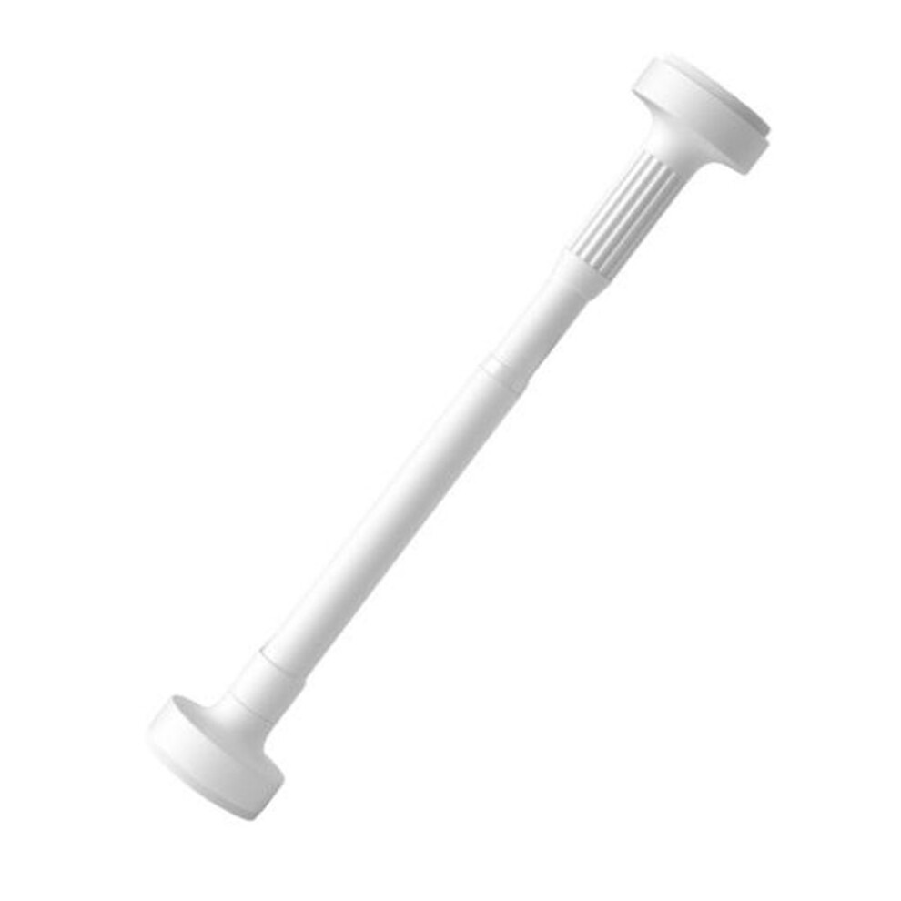 (white) Tension Curtain Rod Adjustable Expandable No Drilling Non-slip Stainless Steel Doorway Window Closet