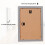 (Grey , A5 (14.8 x 21 cm)) Multi Size MDF Wood Wall-Mounted Photo Frames 4