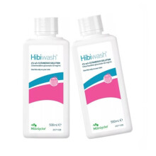 2 X Hibiwash Antibacterial Skin Cleanser 500ml