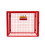 (92 x 110 x 50) Red Mesh Gas Bottle Cage 1