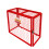 (92 x 110 x 50) Red Mesh Gas Bottle Cage 4