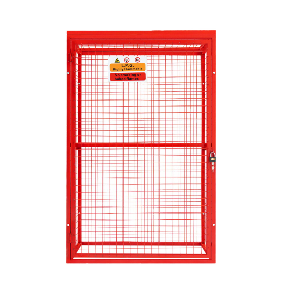 Monstershop Unisex Red Gas Bottle Collapsible Mesh Cage – 181Cm X 116Cm X 57Cm - Image 5