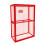 (181 x 116 x 57) Red Mesh Gas Bottle Cage 4