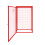 (181 x 116 x 57) Red Mesh Gas Bottle Cage 5
