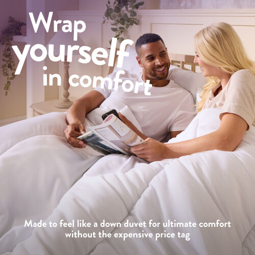 Slumberdown (10.5 + 2 Pillows, Single) Slumberdown Feels Like Down Duvet Hypoallergenic 2