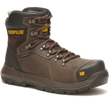 (Brown, 12 (Adults')) Caterpillar Diagnostic 2.0 Leather Coffee Safety Boots