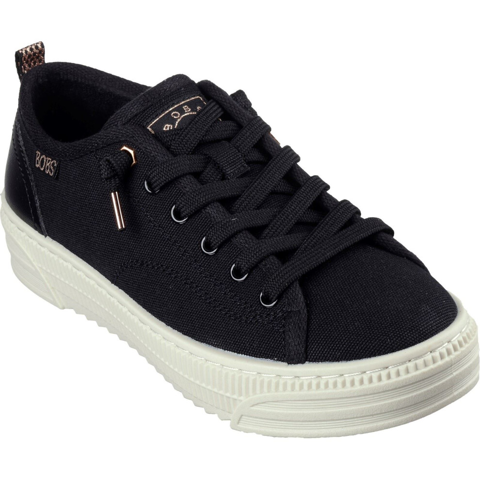 Skechers (, 4 (Adults')) Bobs Copa Textile Women's Trainers Black