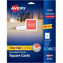 Avery  Inkjet Printable Multipurpose Card, White - Pack of 180
