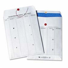 Quality Park Products Inter-Office Envelopes- Anti-Microbial- 10in.x13in.- White