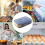 Drawer Type Refrigerator Egg Storage Box, with Date Reminder,Stackable Plastic Egg Tray for Kitchen Storage Tool(White) 2