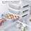 Drawer Type Refrigerator Egg Storage Box, with Date Reminder,Stackable Plastic Egg Tray for Kitchen Storage Tool(White) 5
