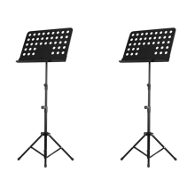 2X Leggio portatile in metallo staccabile Strumenti musicali per pianoforte Violino Chitarra Spartiti Parti di chitarra