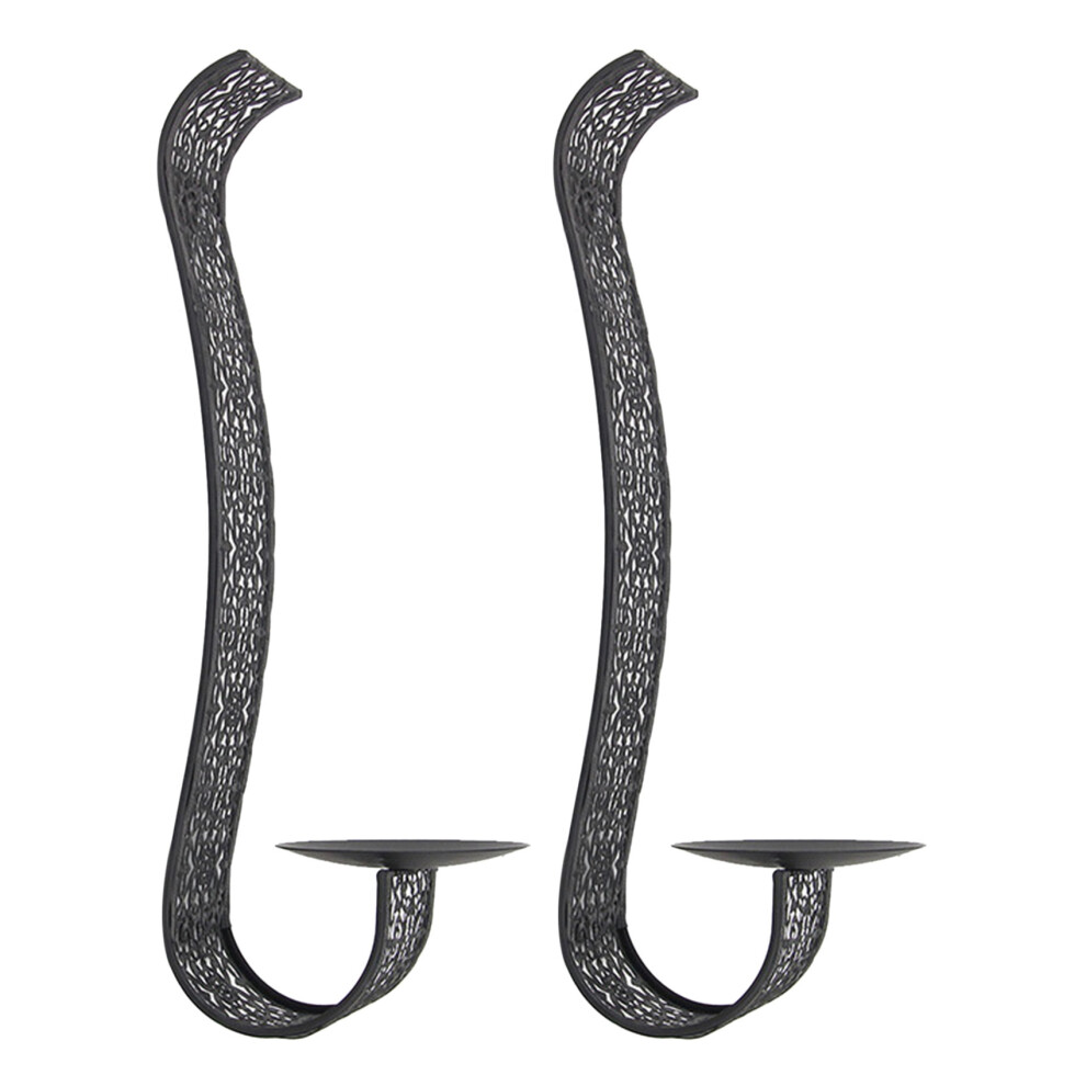 2X Portacandele Da Parete Portacandele A Colonna Da Parete Per La Decorazione Della Stanza Portacandele